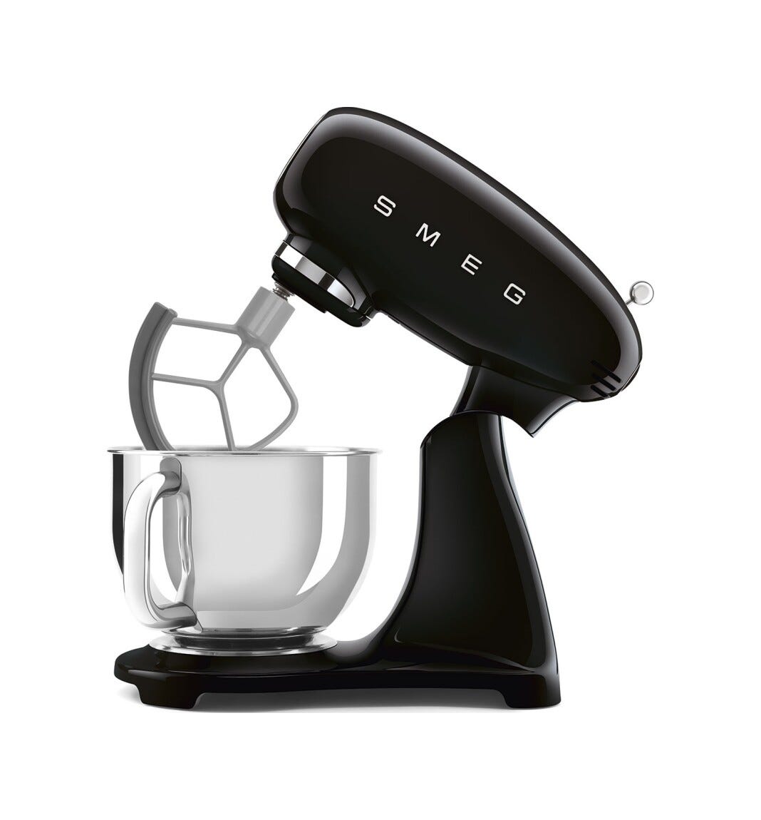 Smeg Selection SMF05BLEU 50's Style Impastatrice full color, ciotola da 4,8 litri, 1000 W, nero lucido