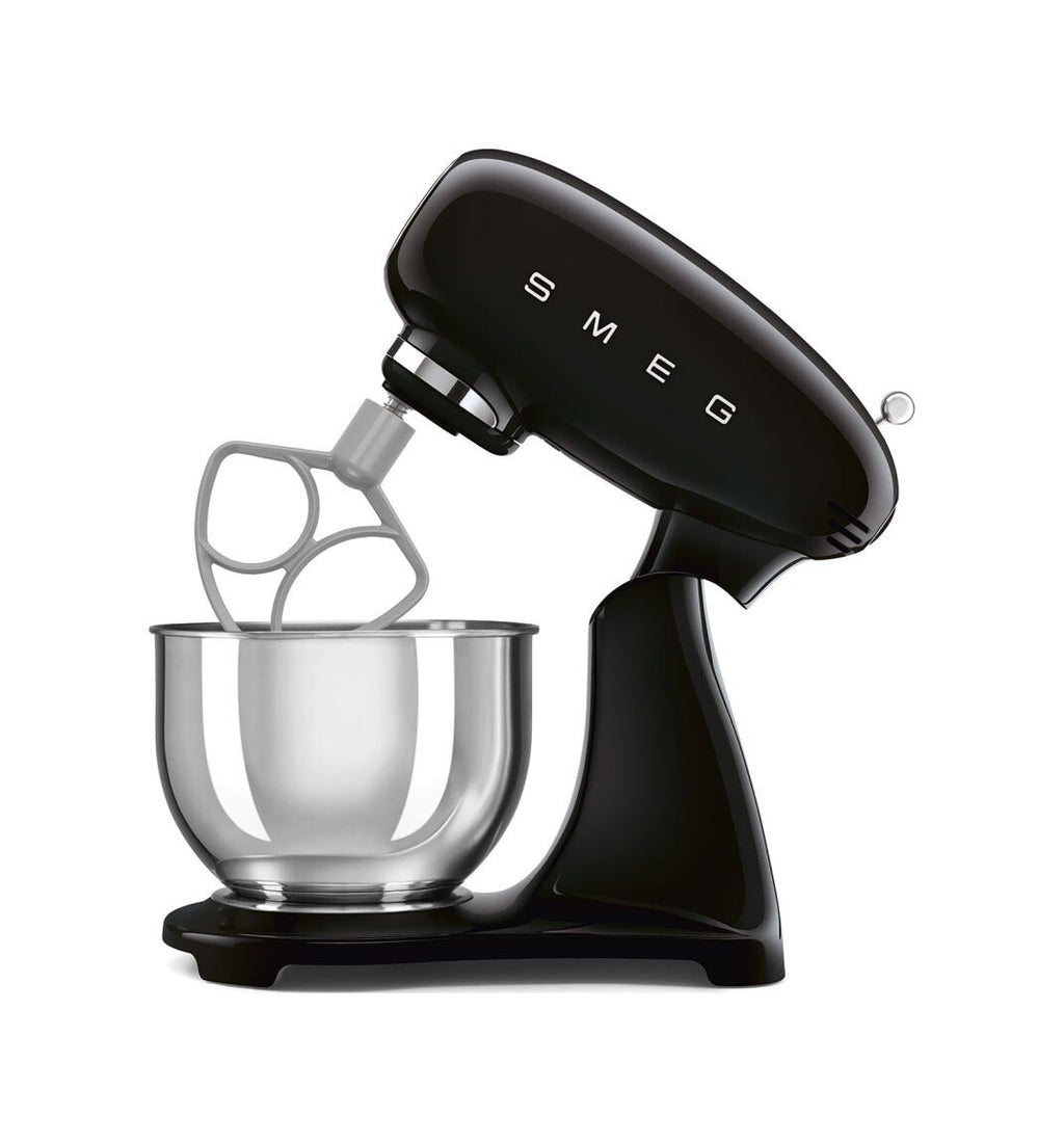 Smeg Selection SMF05BLEU 50's Style Impastatrice full color, ciotola da 4,8 litri, 1000 W, nero lucido