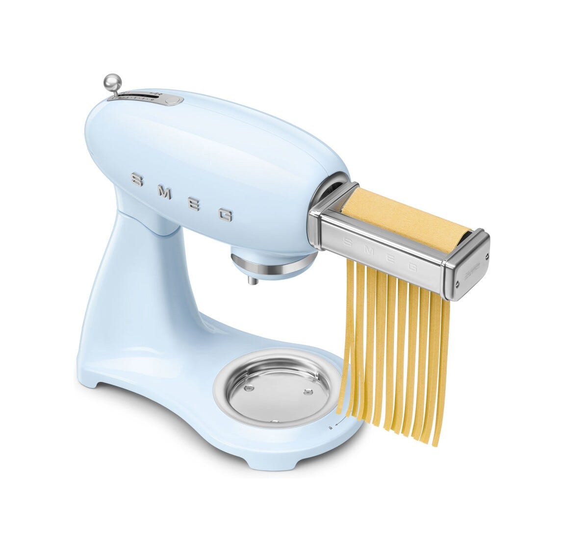 Smeg Selection SMF05PBEU 50's Style Impastatrice full color, ciotola da 4,8 litri, 1000 W, azzurro lucido