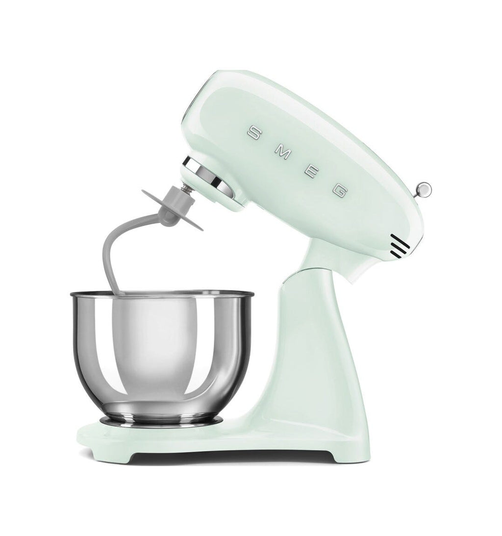 Smeg Selection SMF05PGEU 50's Style Impastatrice full color, ciotola da 4,8 litri, 1000 W, verde pastello lucido