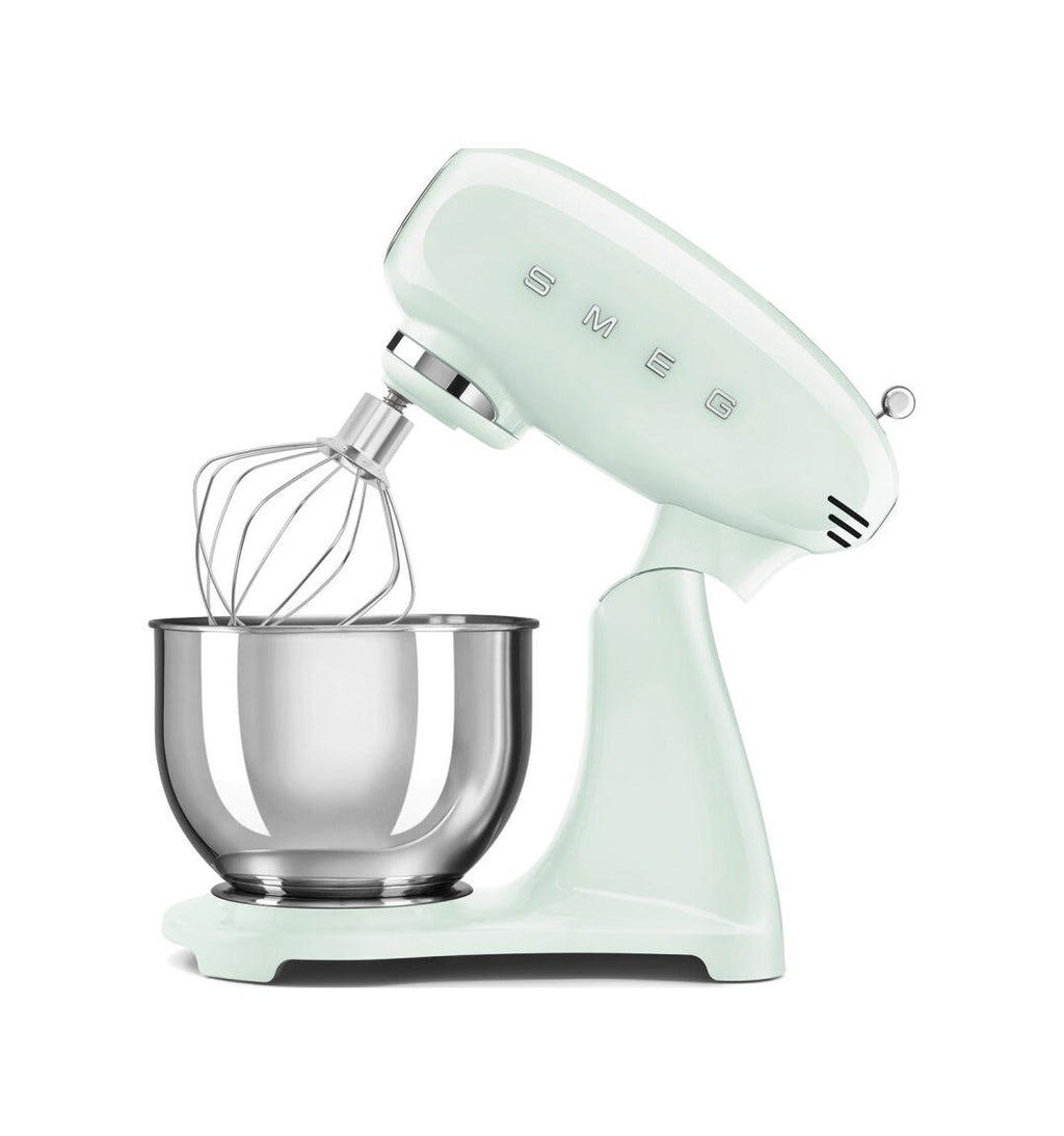 Smeg Selection SMF05PGEU 50's Style Impastatrice full color, ciotola da 4,8 litri, 1000 W, verde pastello lucido