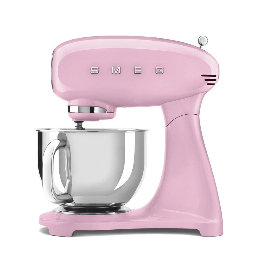 Smeg Selection SMF05PKEU 50's Style Impastatrice full color, ciotola da 4,8 litri, 1000 W, rosa lucido