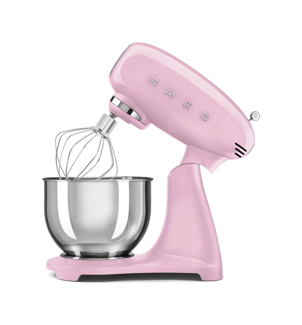 Smeg Selection SMF05PKEU 50's Style Impastatrice full color, ciotola da 4,8 litri, 1000 W, rosa lucido
