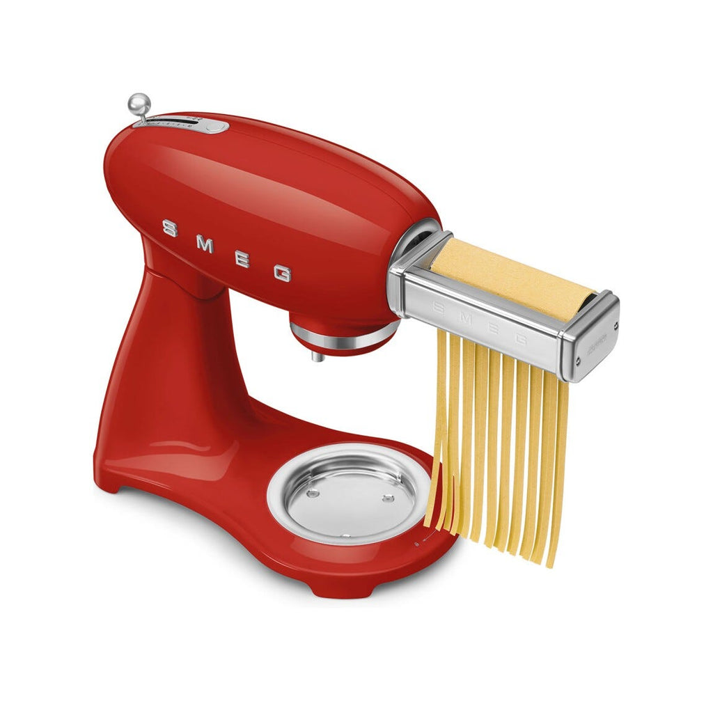 Smeg Selection SMF05RDEU Impastatrice full color, ciotola da 4,8 litri, 1000 W, rosso lucido