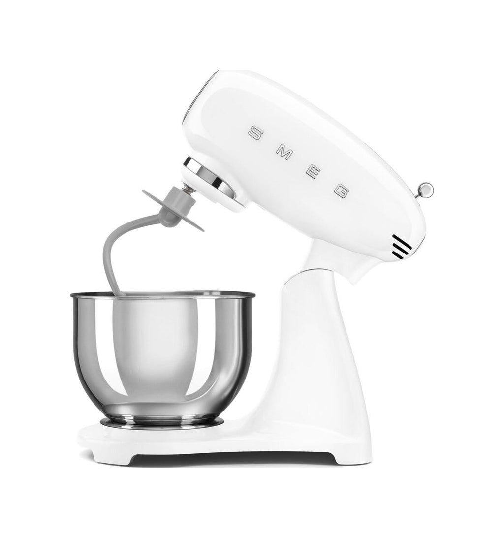 Smeg Selection SMF05WHEU 50's Style Impastatrice full color, ciotola da 4,8 litri, 1000 W, bianco lucido