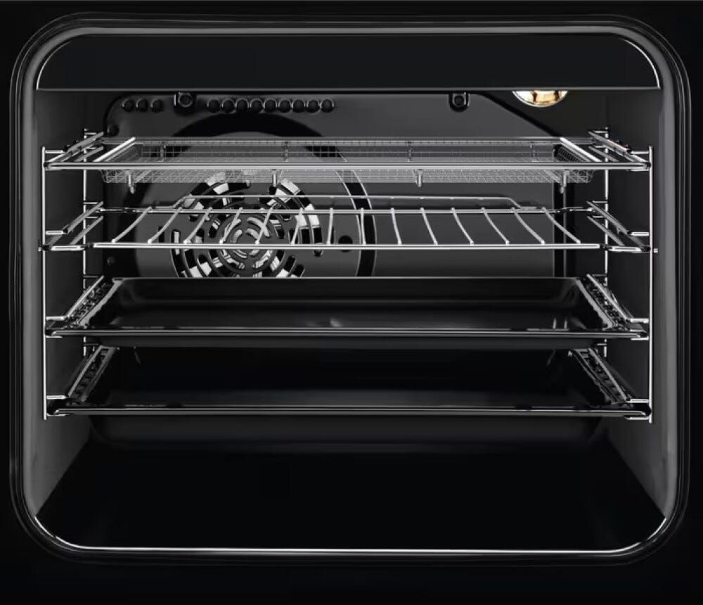 Electrolux LKR564277W Cucina da accosto elettrica, 50 cm, Vetroceramica, Forno SteamBake, Bianco