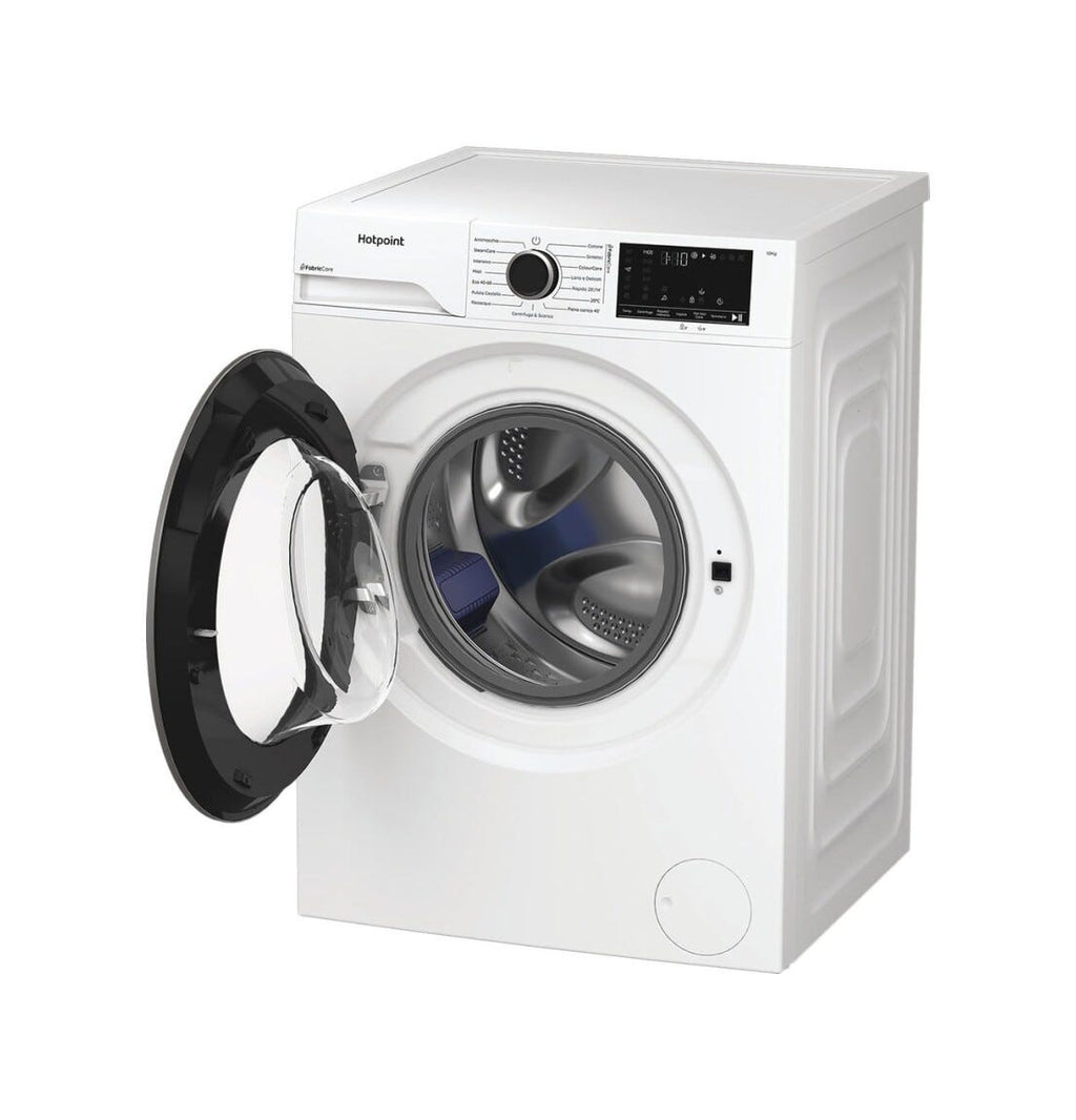 Hotpoint Ariston HB 103 CARE IT Délica Lavatrice cm. 60, capacità 10 kg, 1400 giri, FabricCare, ColorCare, motore inverter, bianco