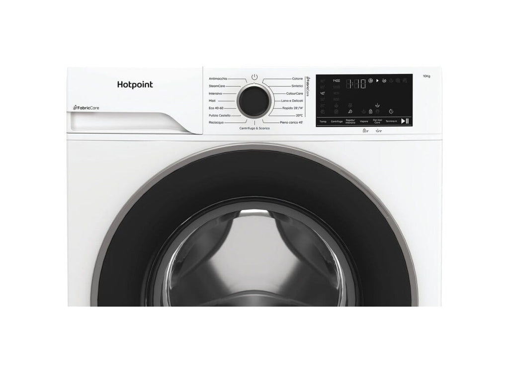 Hotpoint Ariston HB 103 CARE IT Délica Lavatrice cm. 60, capacità 10 kg, 1400 giri, FabricCare, ColorCare, motore inverter, bianco