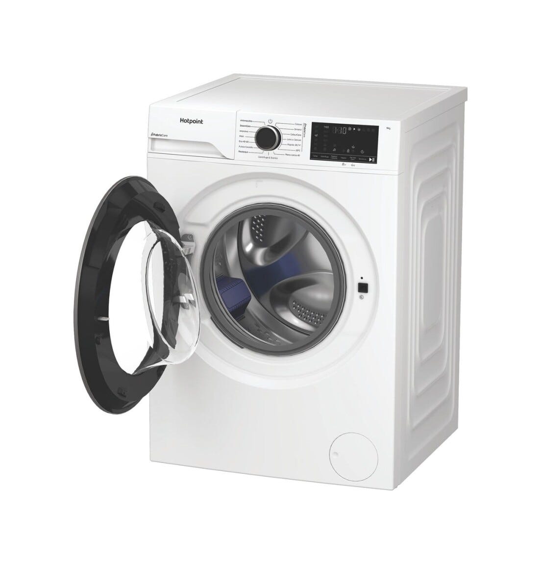 Hotpoint Ariston HB 93 CARE IT Délica Lavatrice cm. 60, capacità 9 kg, 1400 giri, FabricCare, ColorCare, motore inverter, bianco