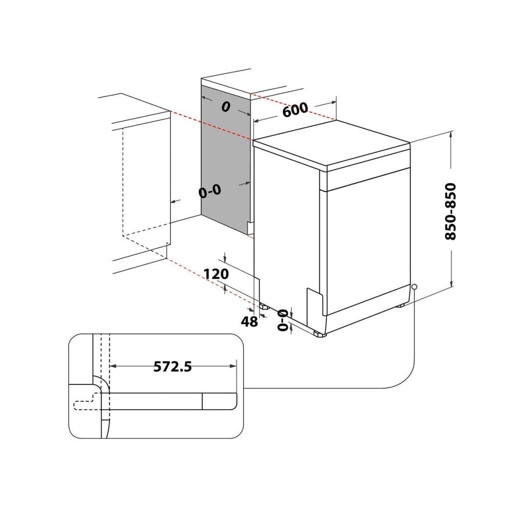 Hotpoint Ariston HA4FFB14BX Lavastoviglie cm. 60, 14 coperti, motore inverter, Flexiload, inox