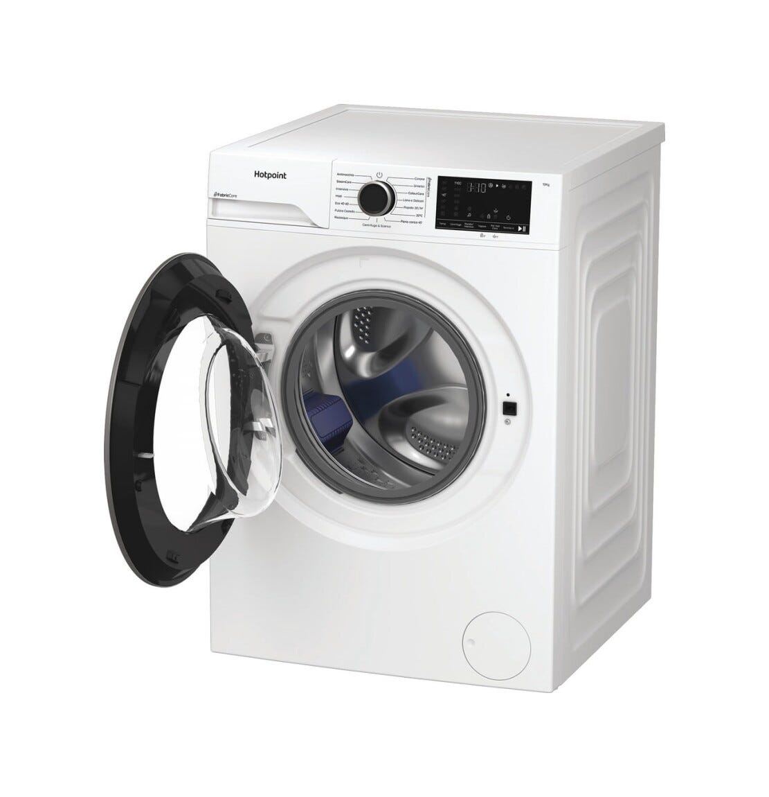 Hotpoint Ariston HB 123 CARE IT Délica Lavatrice cm. 60, capacità 12 kg, 1400 giri, FabricCare, ColorCare, motore inverter, bianco