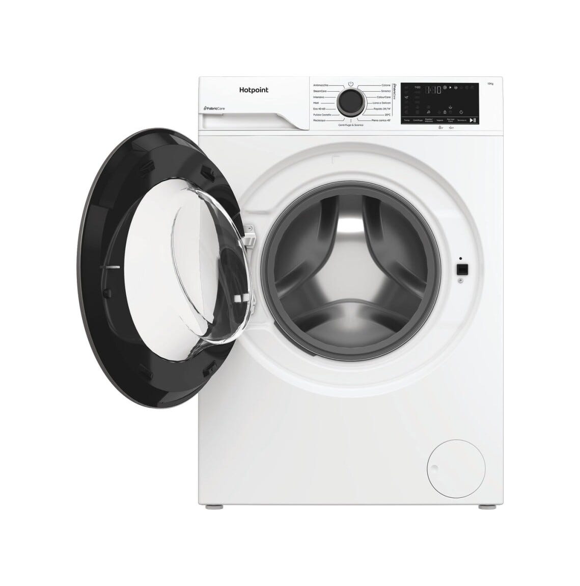 Hotpoint Ariston HB 123 CARE IT Délica Lavatrice cm. 60, capacità 12 kg, 1400 giri, FabricCare, ColorCare, motore inverter, bianco