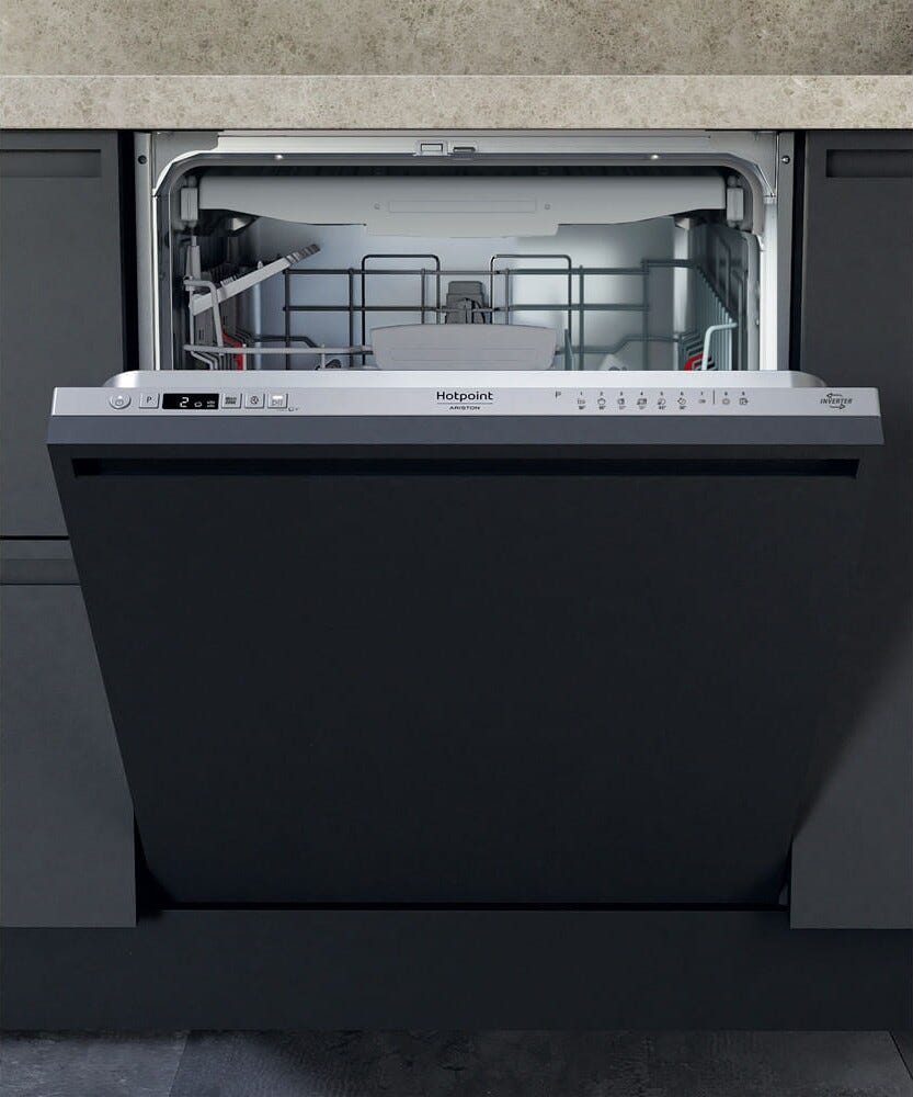 Hotpoint Ariston HA4IFD14B Lavastoviglie da incasso cm. 60, 14 coperti, motore inverter, Flexiload