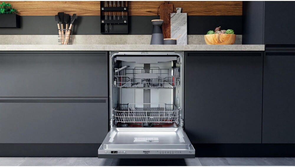 Hotpoint Ariston HA4IFD14B Lavastoviglie da incasso cm. 60, 14 coperti, motore inverter, Flexiload