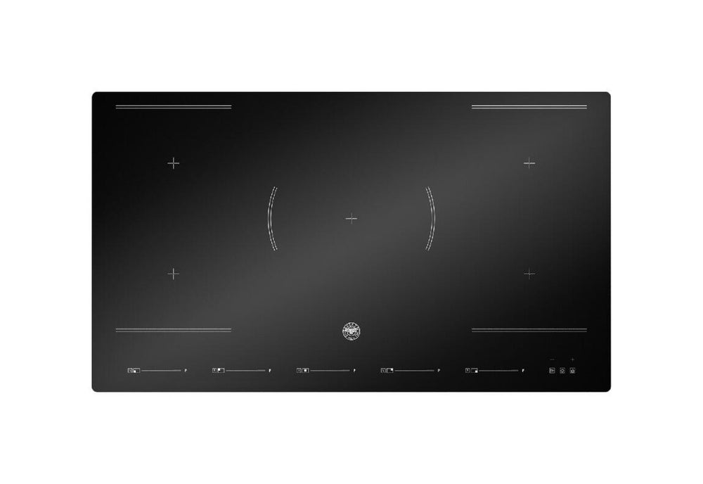 Bertazzoni P905I2M30NVS Modern Piano cottura a induzione 90 cm, 5 zone, Multizone, controllo slider touch, nero