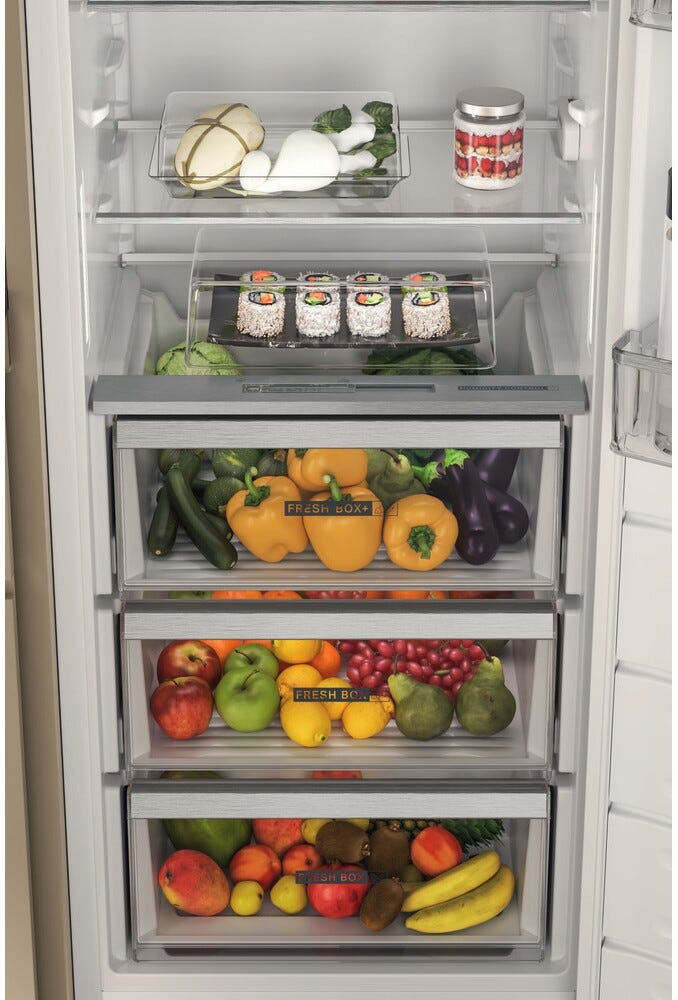 Whirlpool WHSD18A013D1 Frigorifero da incasso cm. 54, capacità 316 litri, 6th SENSE, ventilato