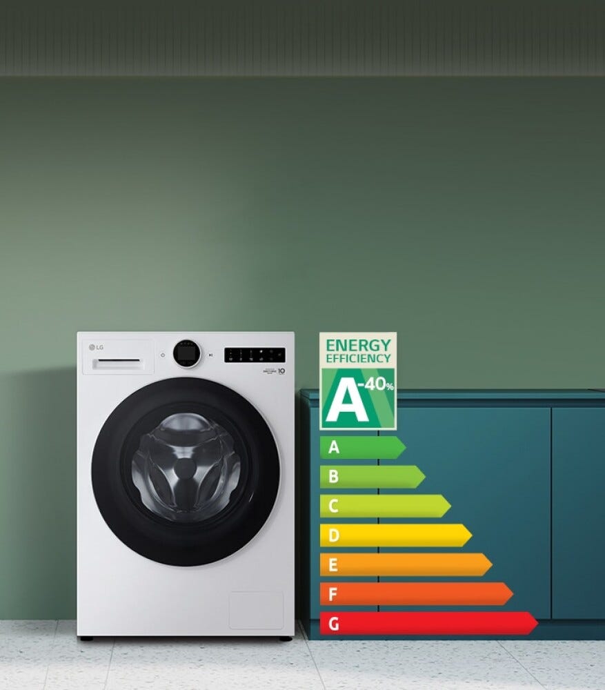 LG F4NX5011TKB X5 Lavatrice 11 kg, 1400 giri, AI Wash, TurboWash 360, Microplastic Care