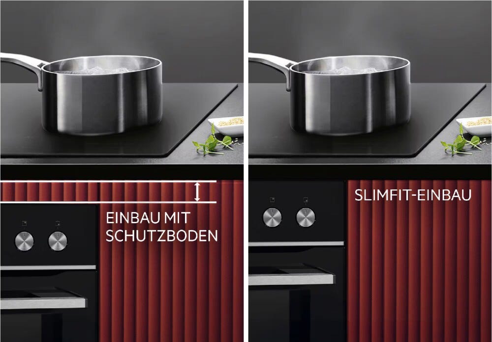 AEG OIO64A00IT serie 5000 Piano cottura a induzione cm. 60, 4 zone cottura, funzione Hob2Hood®, vetroceramica nero opaco, SaphirMatt