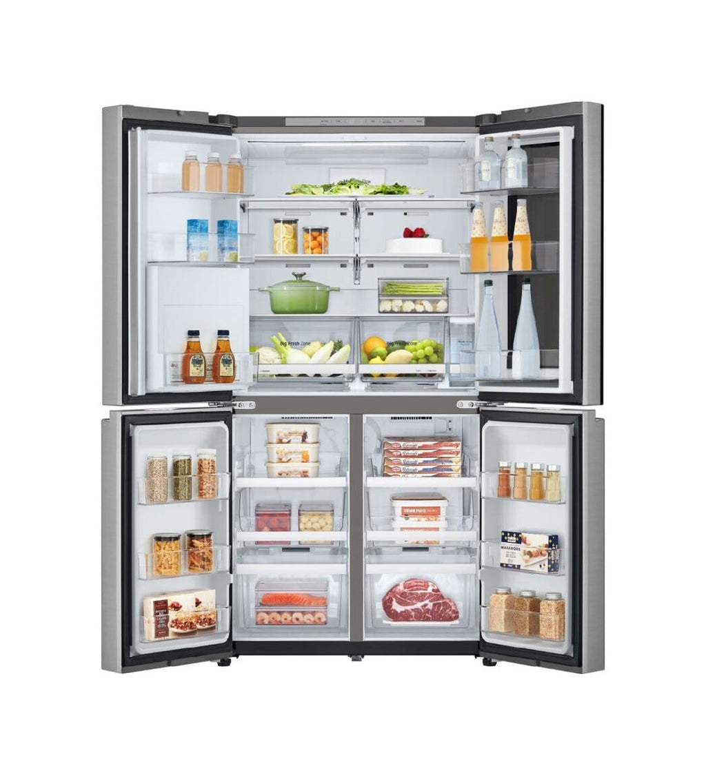 LG GMK961PY5E Frigorifero con congelatore a 4 porte, 646 l, InstaView, UVnano, Door & Linear Cooling, Wi‑Fi