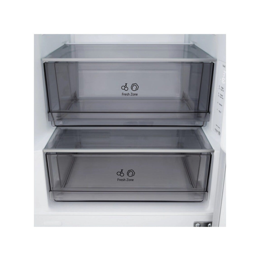 LG GBBSJ10ESW Frigorifero combinato a libera installazione, 333 L, Inverter, DoorCooling+ e LinearCooling, finitura Bianco