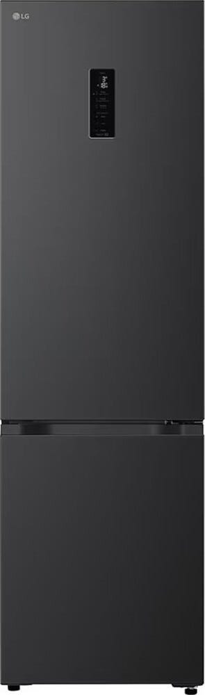 LG GBBS525CEV Frigorifero con congelatore a libera installazione, 375 L, Smart Inverter, Door & Linear Cooling, Classe C, nero