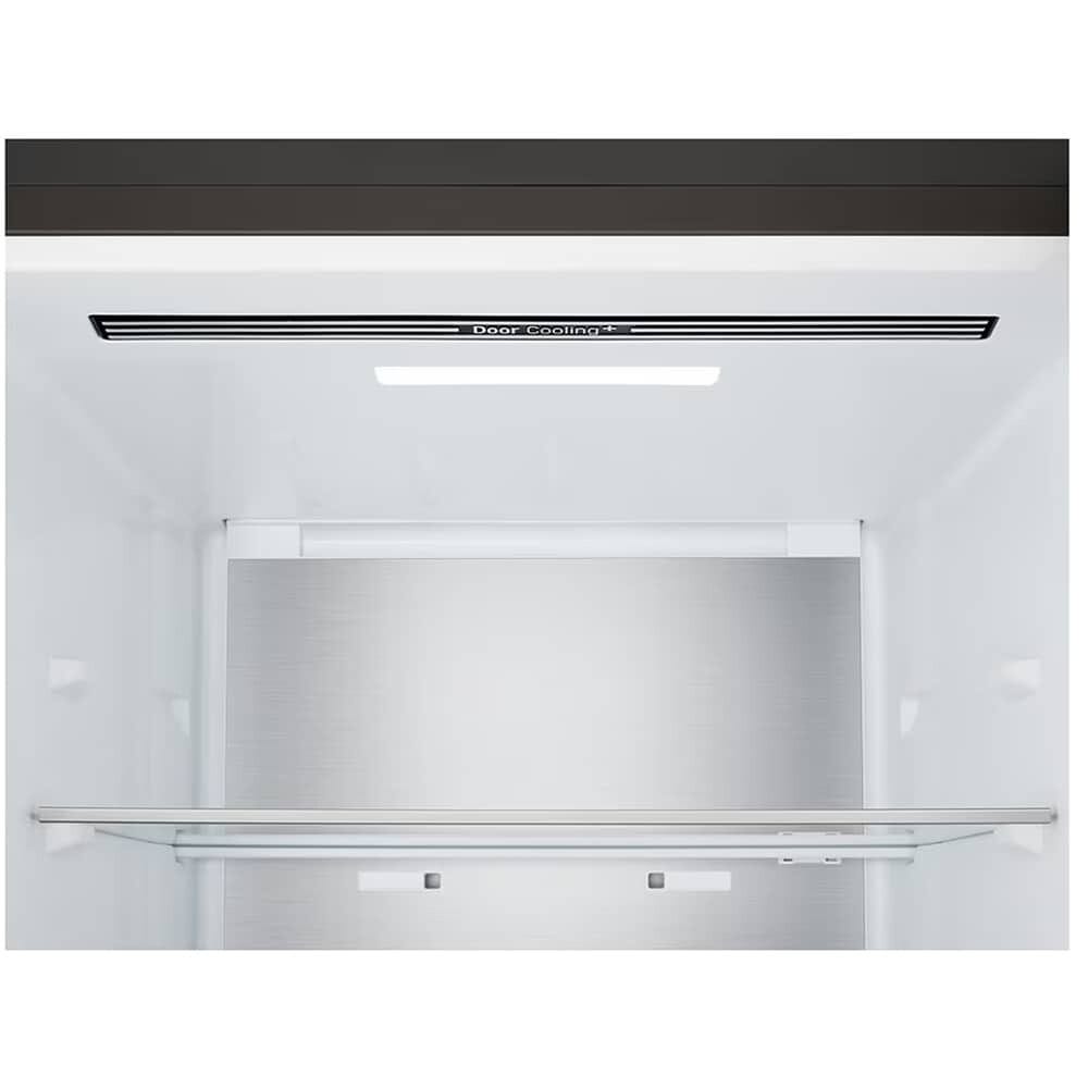 LG GBBS525CEV Frigorifero con congelatore a libera installazione, 375 L, Smart Inverter, Door & Linear Cooling, Classe C, nero