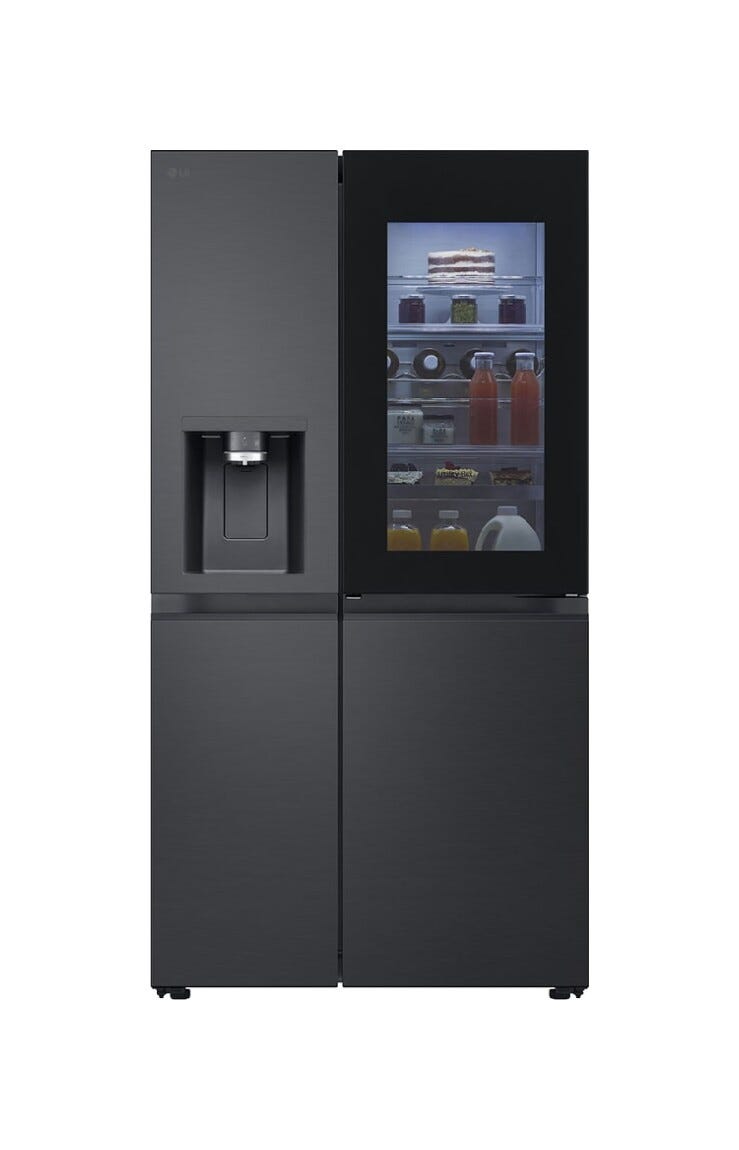 LG GSXE90EVDD Frigorifero Side-by-Side cm. 92, capacità 628 litri, InstaView Door-in-Door, DoorCooling+, LinearCooling, nero