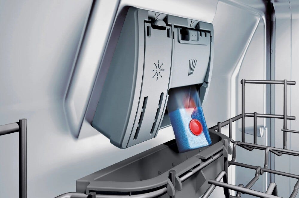 Siemens SN75EX23CE iQ500 lavastoviglie incasso a scomparsa totale cm. 60, 14 coperti, Home Connect, apertura automatica, terzo cestello