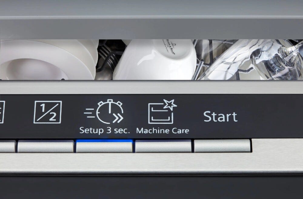 Siemens SN75EX23CE iQ500 lavastoviglie incasso a scomparsa totale cm. 60, 14 coperti, Home Connect, apertura automatica, terzo cestello