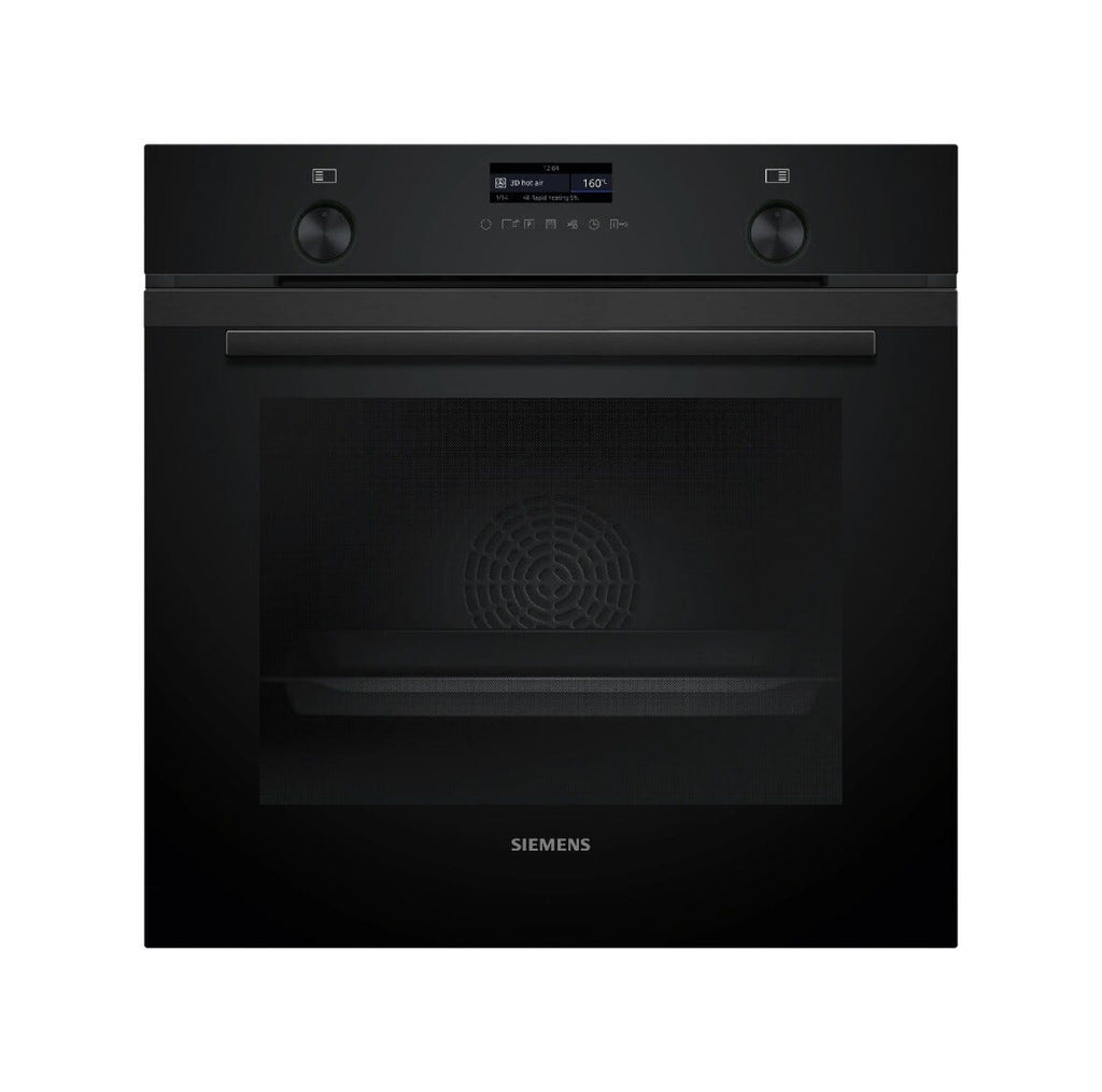Siemens HB279GEB7 iQ500 Forno elettrico multifunzione cm. 59, 71 litri, pirolitico, funzione airfry, Home Connect, nero