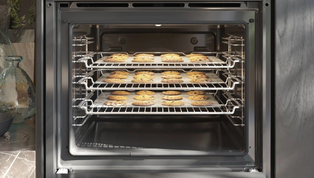 Siemens HB279GEB7 iQ500 Forno elettrico multifunzione cm. 59, 71 litri, pirolitico, funzione airfry, Home Connect, nero