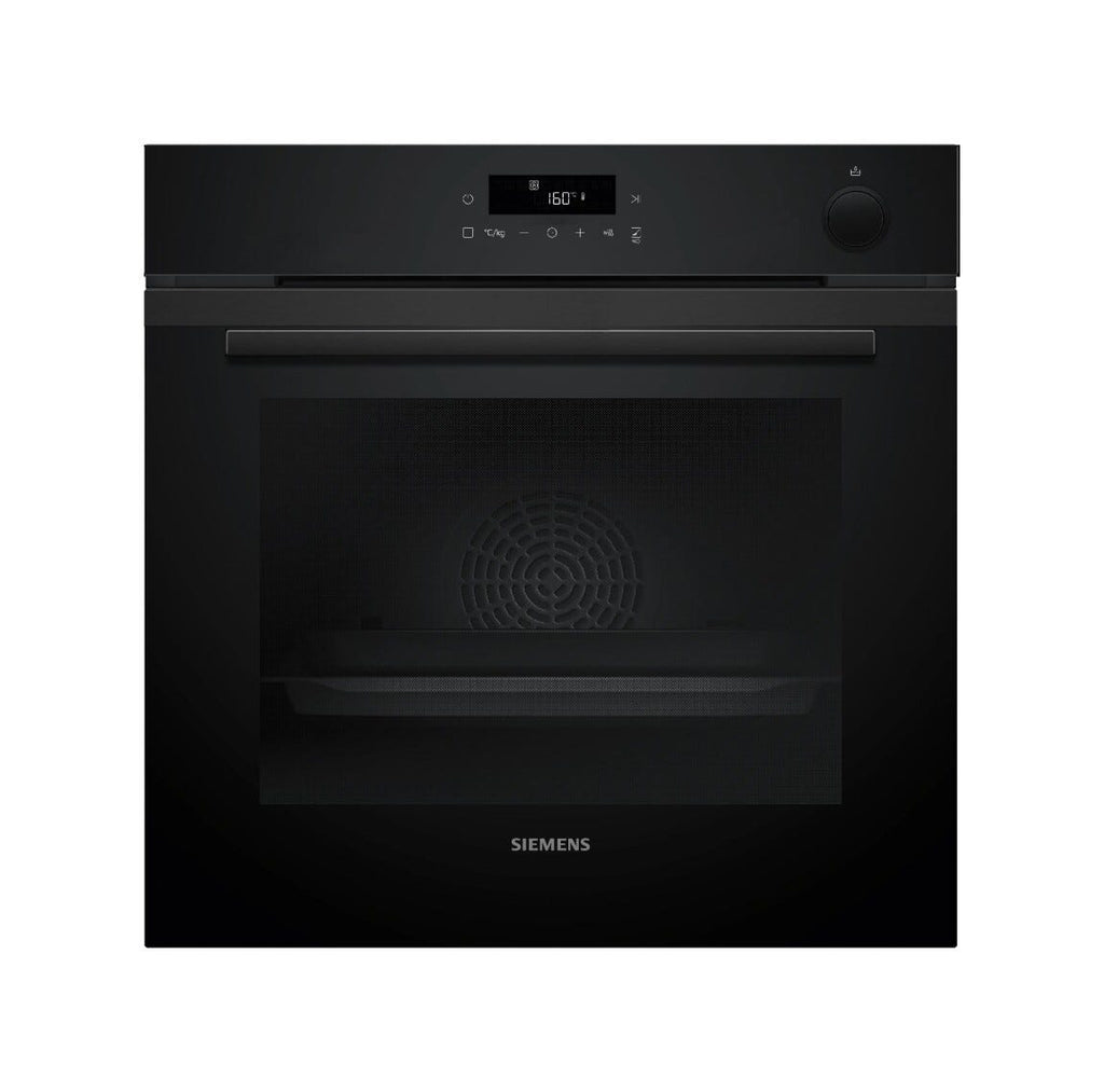 Siemens HR232GEB3 iQ300 Forno elettrico con funzione vapore cm. 59, 71 litri, pulizia idrolitica, airfry, classe A+, nero