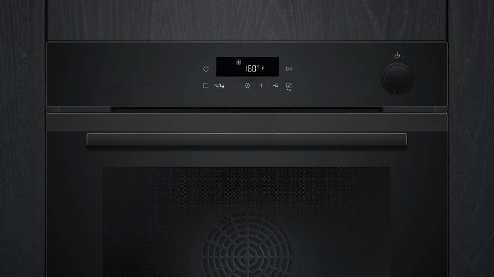 Siemens HR232GEB3 iQ300 Forno elettrico con funzione vapore cm. 59, 71 litri, pulizia idrolitica, airfry, classe A+, nero