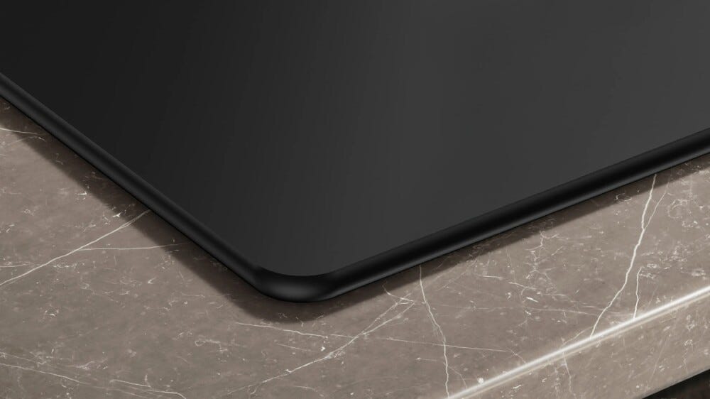 Siemens ED81AHWB1E iQ500 Piano cottura a induzione cm. 80, 5 zone cottura, Combi zone, Home Connect, vetroceramica nero opaco