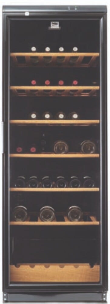 Beko ADN 231BK BP Cantina vino cm. 60, capacità 105 bottiglie, 6 zone, doppio vetro, nero
