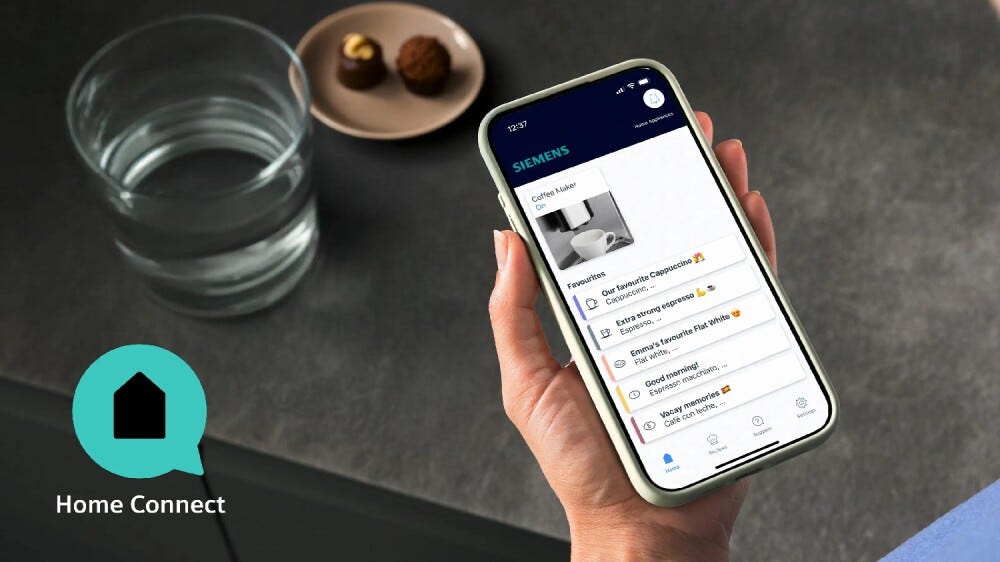 Siemens TP725EM7 EQ700 iAroma Macchina da caffè automatica, macinacaffè e sistema latte integrato, funzione Coldbrew, display touch, Home Connect, silver