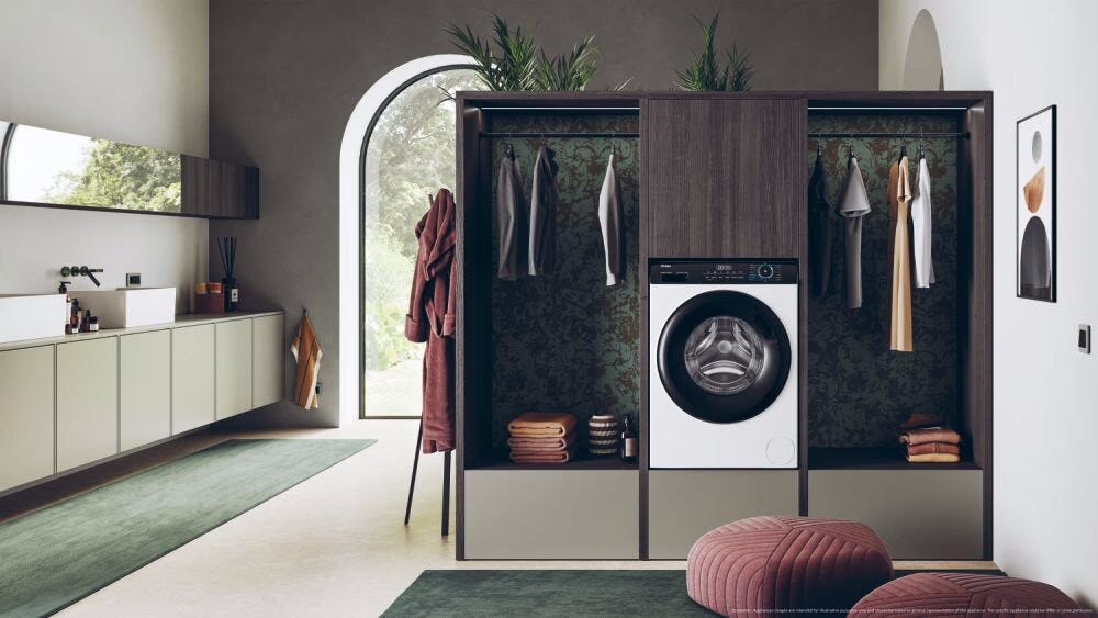 Haier HW80-BP14939 I-Pro 3 Lavatrice cm. 60, capacità 8 kg, 1400 giri, Direct Motion, ABT, bianco