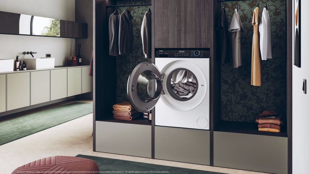 Haier HW80-BP14939 I-Pro 3 Lavatrice cm. 60, capacità 8 kg, 1400 giri, Direct Motion, ABT, bianco