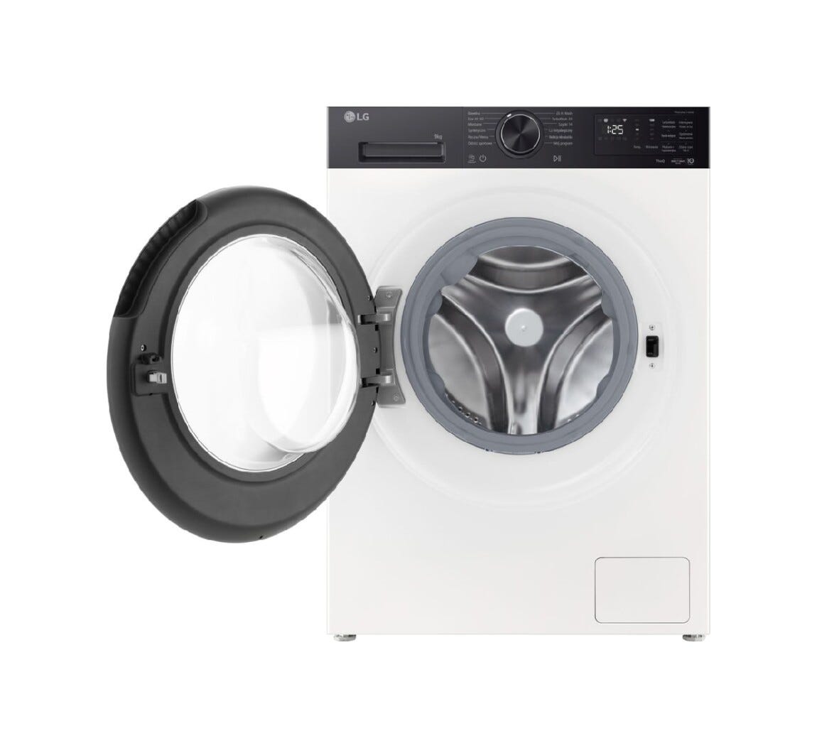 LG F2NX50S9THB X5 Lavatrice slim 9 kg, AI Wash, TurboWash 360, Microplastic Care, Wi‑Fi ThinQ