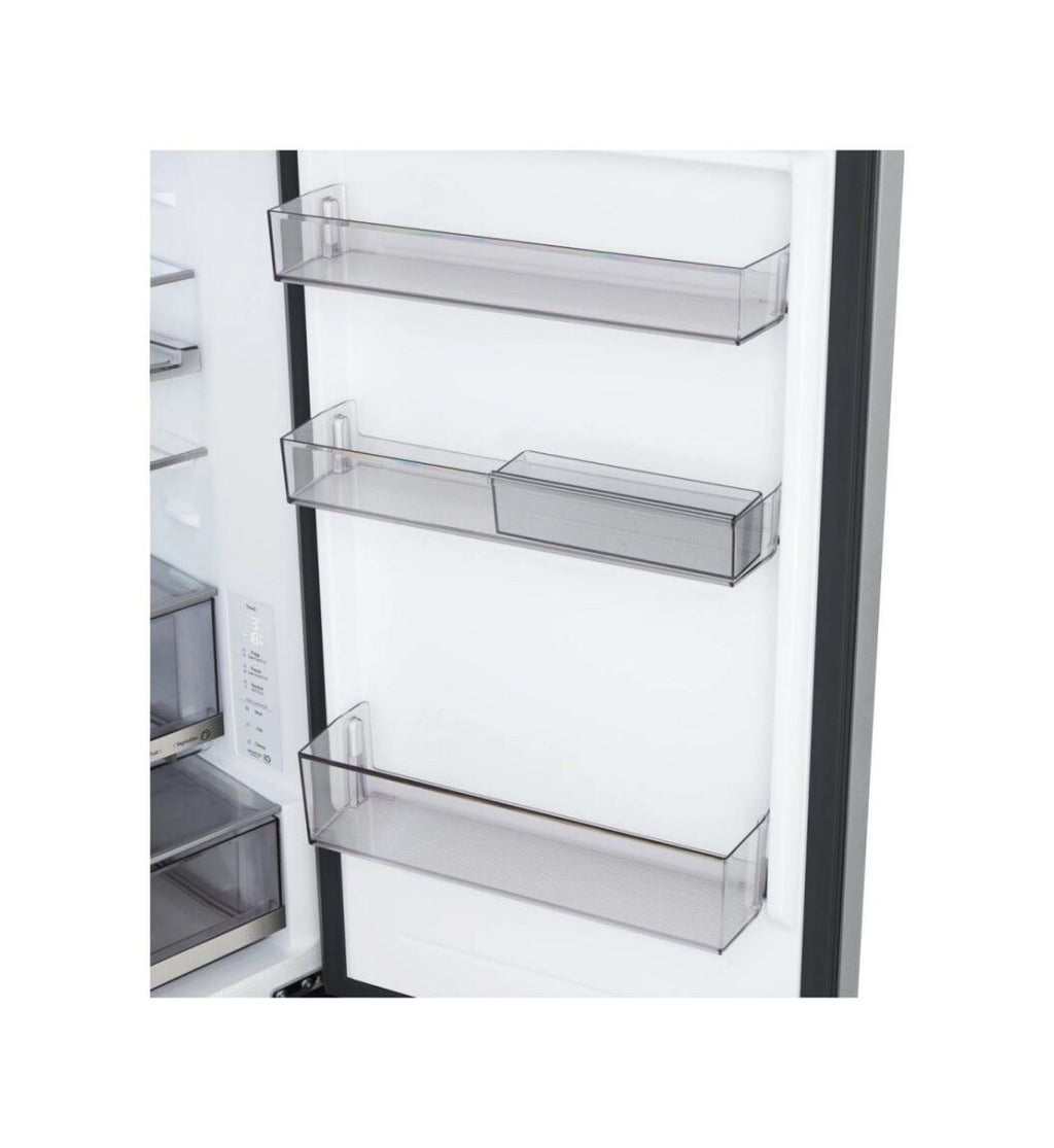 LG GBBS716CMB Frigorifero con congelatore a libera installazione, 333 L, AI Inverter, DoorCooling+, Digital FreshConverter+, inox