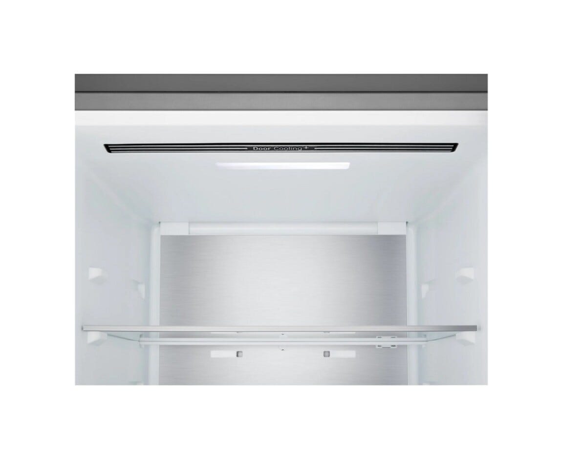 LG GBBS716CMB Frigorifero con congelatore a libera installazione, 333 L, AI Inverter, DoorCooling+, Digital FreshConverter+, inox