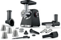 Bosch MFWS660B serie 6 tritacarne, 2100 W, nero, argento metallizzato