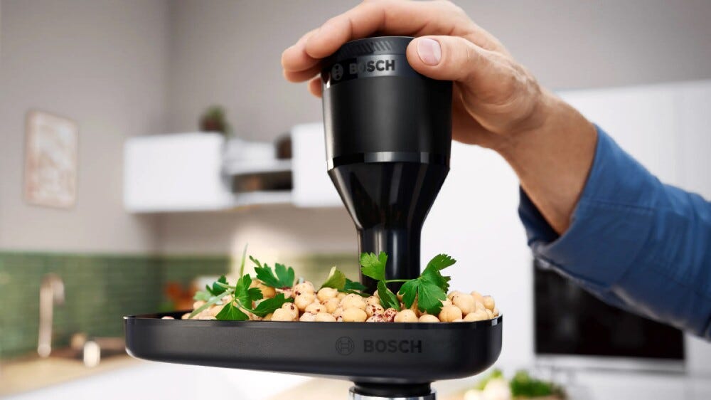 Bosch MFWS660B serie 6 tritacarne, 2100 W, nero, argento metallizzato