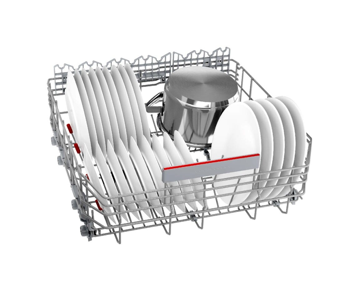 Bosch SMH6ZCX24E serie 6 Lavastoviglie integrata totale cm. 60, 14 coperti, asciugatura con Zeolite, Extra Clean Zone, Home Connect