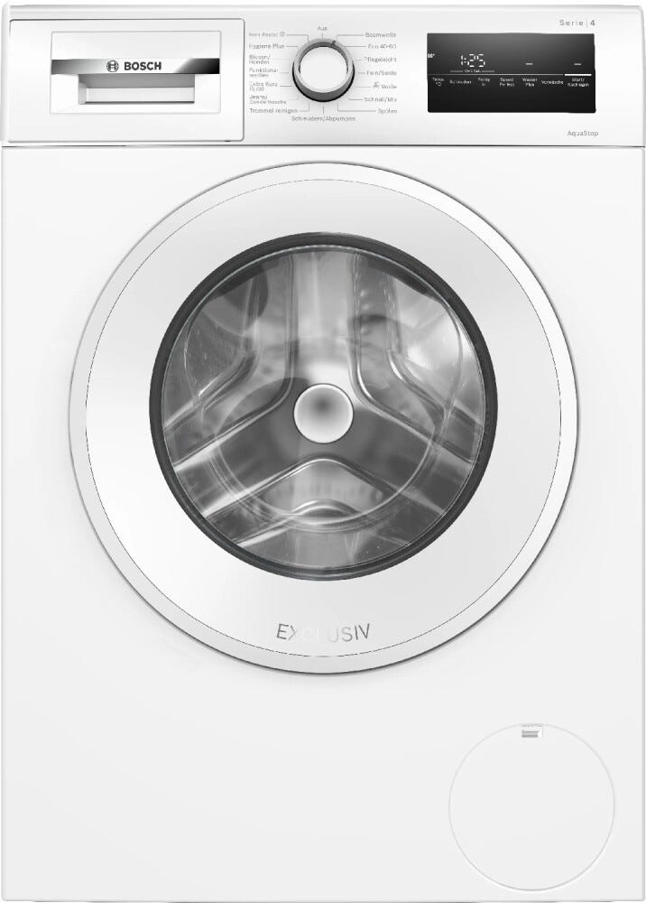 Bosch WAN2829E serie 4 Lavatrice a carica frontale, 8 kg, 1400 giri, classe A, Iron Assist, bianco