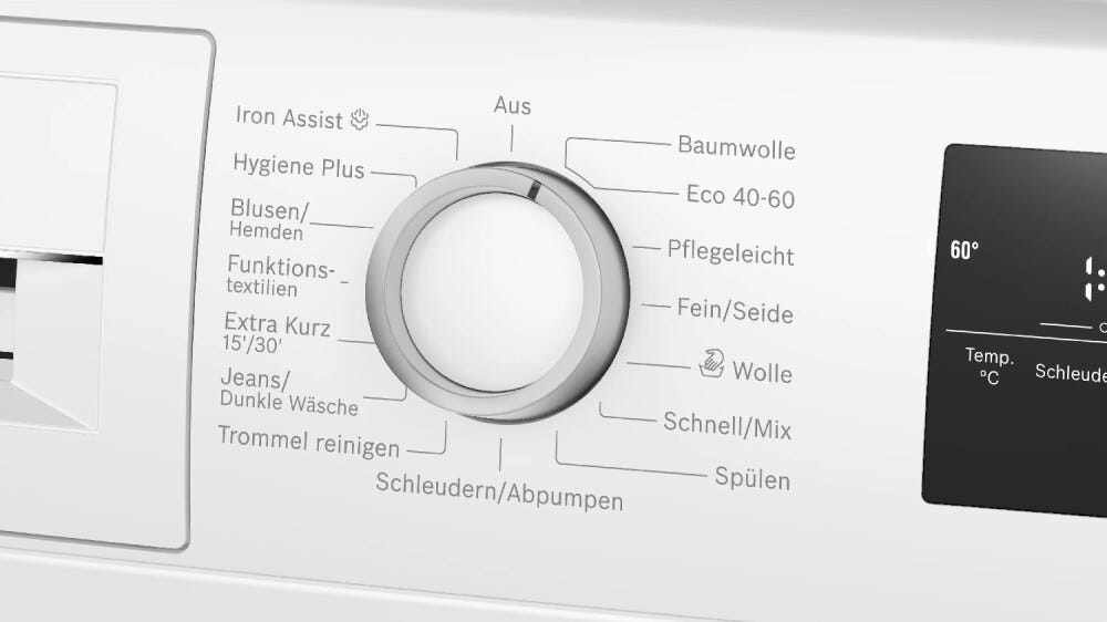 Bosch WAN2829E serie 4 Lavatrice a carica frontale, 8 kg, 1400 giri, classe A, Iron Assist, bianco