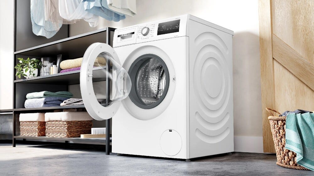 Bosch WAN2829E serie 4 Lavatrice a carica frontale, 8 kg, 1400 giri, classe A, Iron Assist, bianco