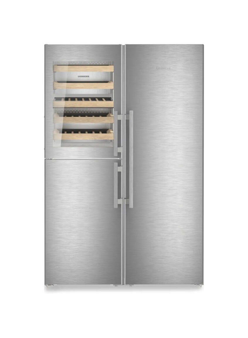 Liebherr XRCST 5295 Frigorifero side-by-side BioFresh Professional, NoFrost, cantinetta 2 zone, 689 litri, acciaio inox
