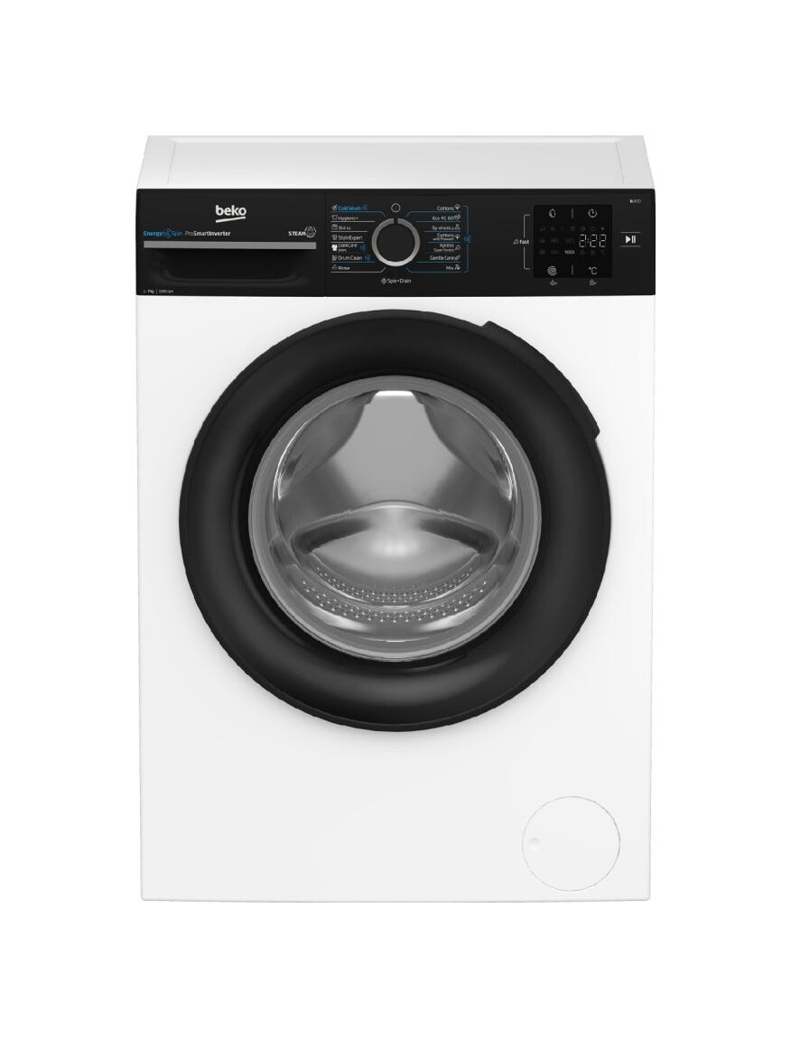Beko BM3WFSU37213WPBB Lavatrice 7kg, classe A, 1151 giri/min, Inverter.