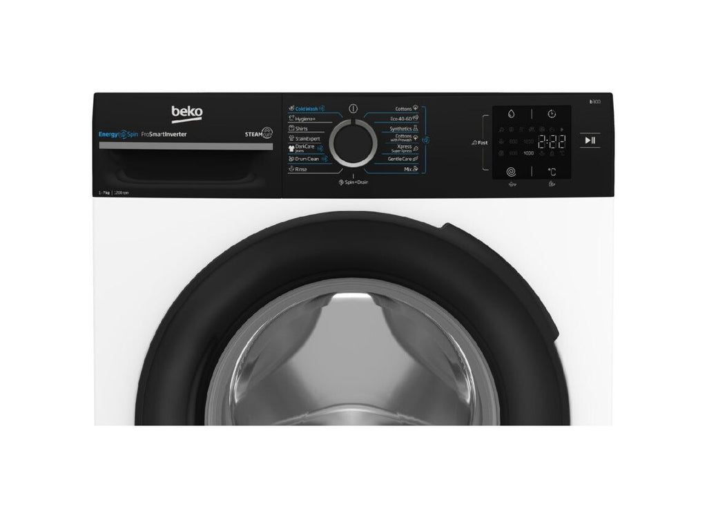 Beko BM3WFSU37213WPBB Lavatrice 7kg, classe A, 1151 giri/min, Inverter.